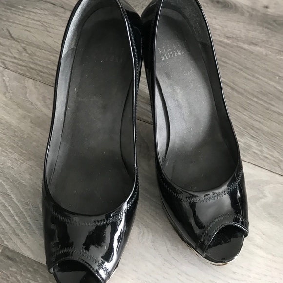 COPY - Stuart Weitzman black patent  pumps - Picture 5 of 5